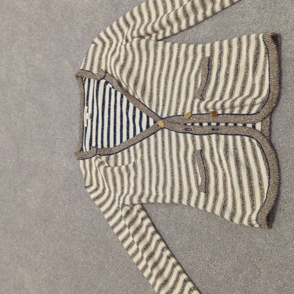 Gold and blue jacket